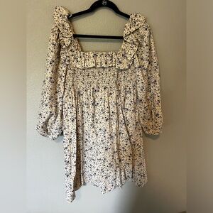 Floral smocked dress